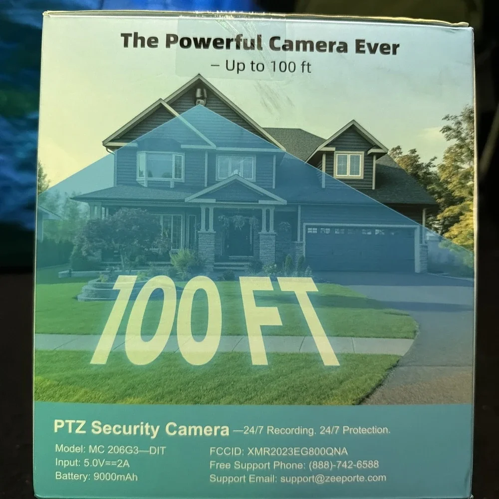 Solar Security Camera Wireless‎ Outdoor, 2K Pan/Tilt 360° View Sl